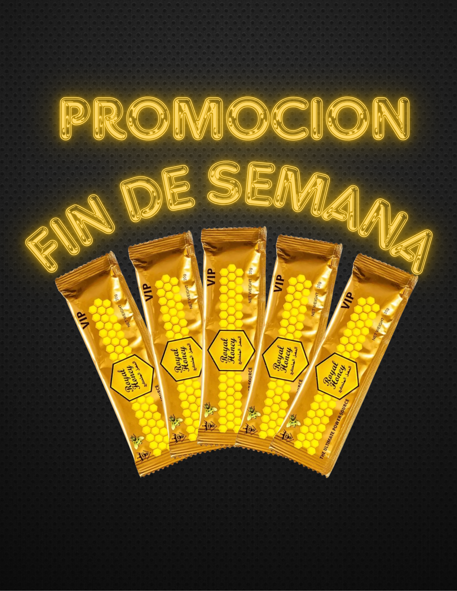 PROMOCION 5 SOBRES ROYAL HONEY